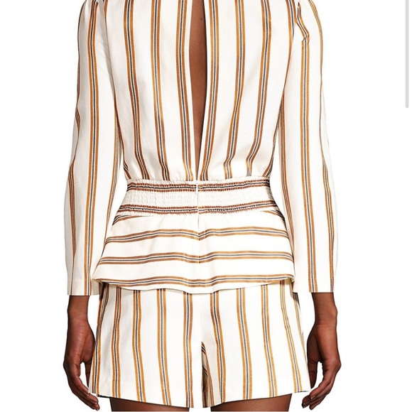 Maje
Striped Peplum Suit Romper Size M - Picture 3 of 6